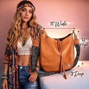 ✨ BOHO CHIC HOBO BAG – STATEMENT STYLE ✨